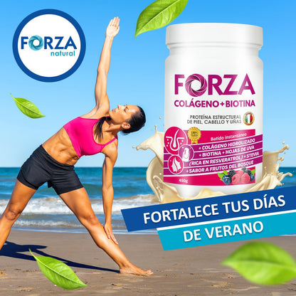 Batido de Colágeno Forza con Biotina (450g)