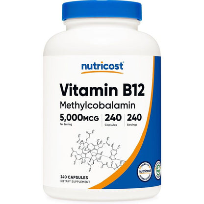 Vitamina B12 5,000MG Nutricost