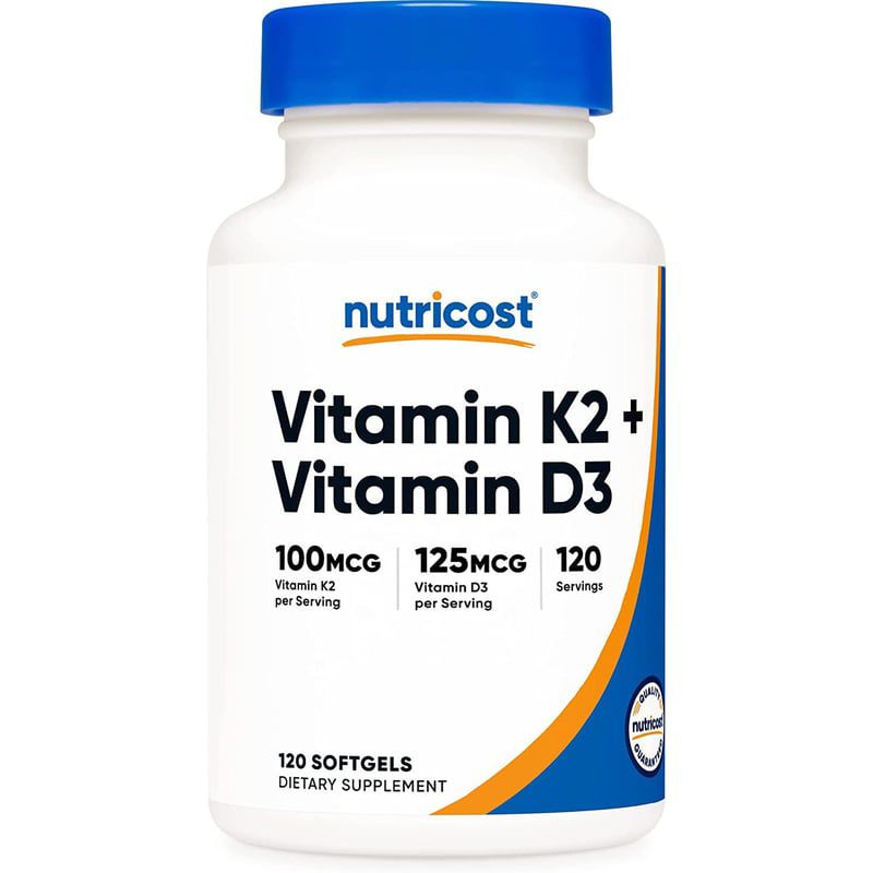 Vitamina k2 + D3 Nutricost