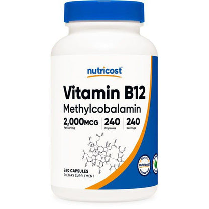 Vitamina B12 2,000MG Nutricost