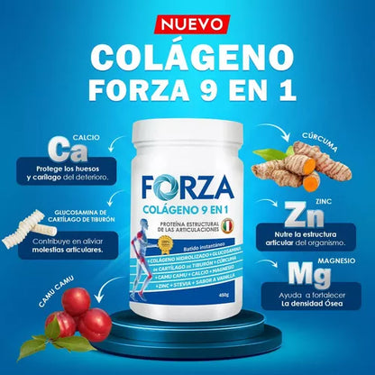 Batido de Colágeno Forza 9 en 1 (450g)