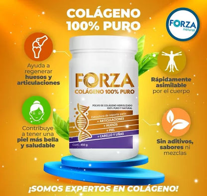 Batido de Colágeno Forza 100% Puro (450g)